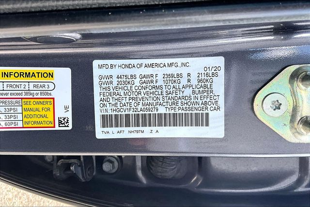 Used 2020 Honda Accord Sport 4D Sedan