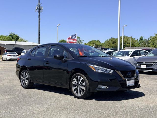 Super Black 2020 Nissan Versa SR FWD Sedan Front-Wheel Drive Continuously Variable Transmission