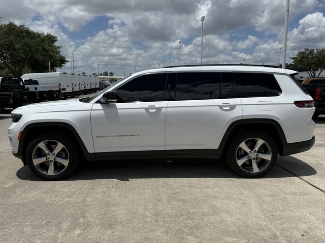 2021 Jeep Grand Cherokee L Limited White at Classic Elite Chevrolet Sugar Land