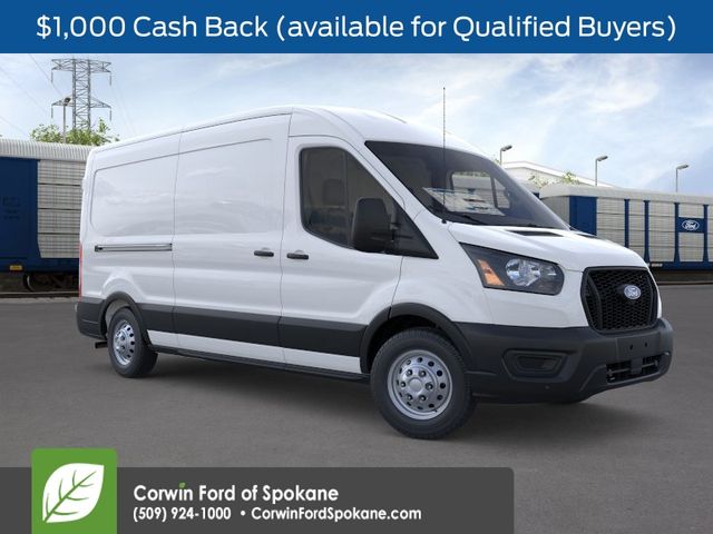 Oxford White 2026 Ford Transit Cargo 250 Medium Roof LB AWD Van All-Wheel Drive