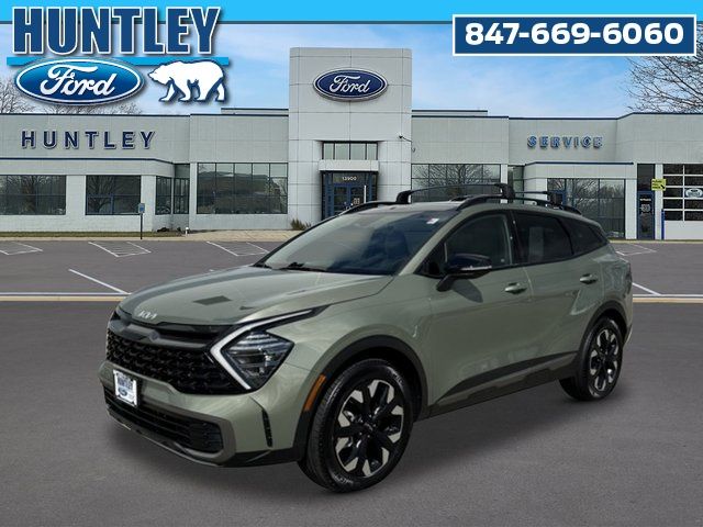 Jungle Green 2024 Kia Sportage Hybrid Plug-In X-Line AWD SUV / Crossover All-Wheel Drive 6-Speed Automatic