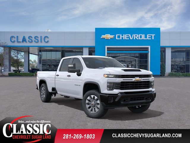 2026 Chevrolet Silverado 2500HD Custom White at Classic Elite Chevrolet Hwy 6
