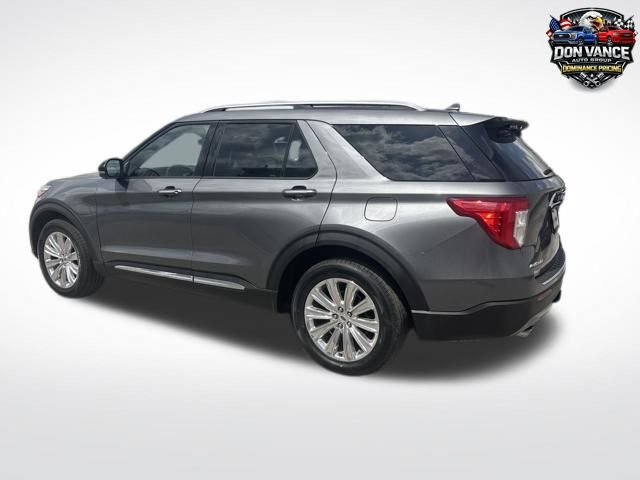 Gray Metallic 2022 Ford Explorer Limited AWD SUV / Crossover All-Wheel Drive Automatic
