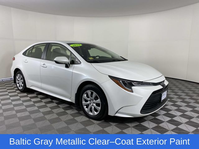 Pearl 2023 Toyota Corolla Sedan Front-Wheel Drive Continuously Variable Transmission