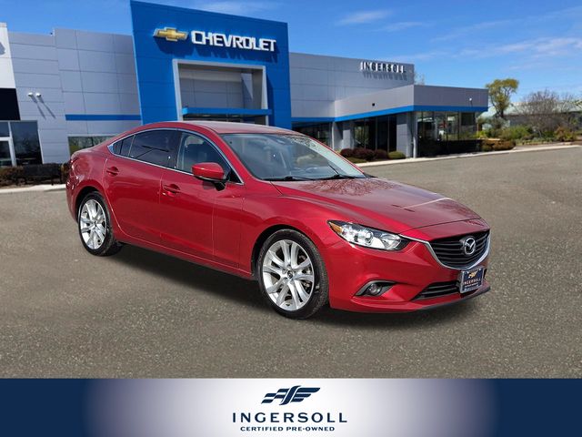 Soul Red Metallic 2017 Mazda MAZDA6 Touring Sedan FWD Sedan Front-Wheel Drive 6-Speed Automatic