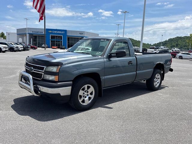 Blue Granite Metallic 2006 Chevrolet Silverado 1500 LS 4WD Pickup Truck Four-Wheel Drive 4-Speed Automatic Overdrive