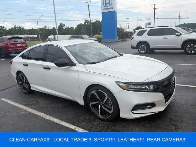 Platinum White Pearl 2018 Honda Accord Sedan Front-Wheel Drive 6-Speed Manual