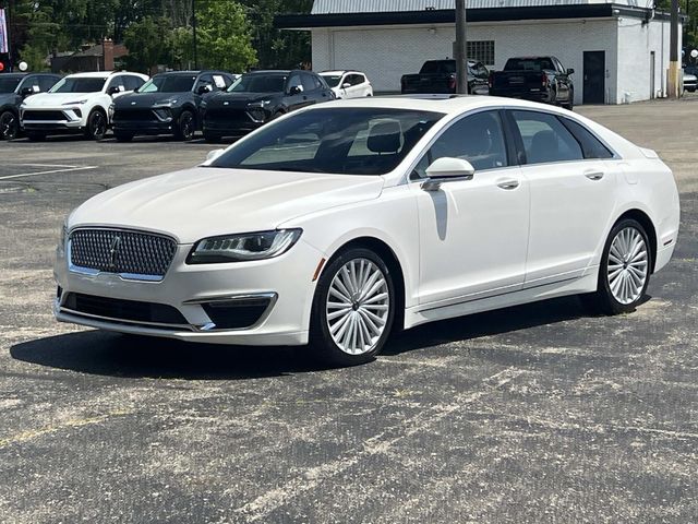 White Platinum Clearcoat Metallic 2017 Lincoln MKZ Sedan Front-Wheel Drive 6-Speed Automatic