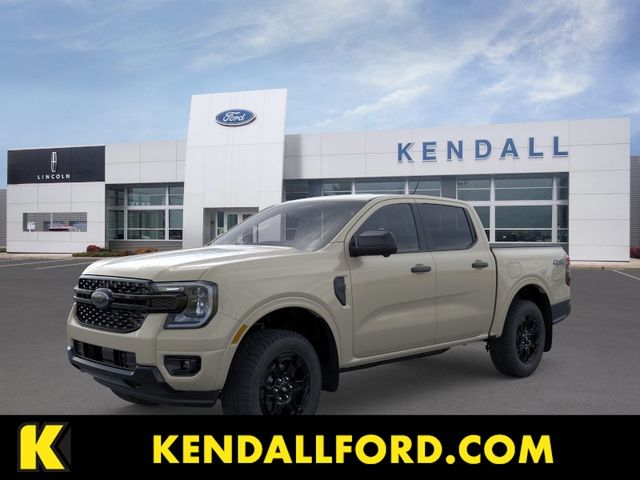 Desert Sand 2026 Ford Ranger XLT SuperCrew 4WD Pickup Truck Four-Wheel Drive Automatic