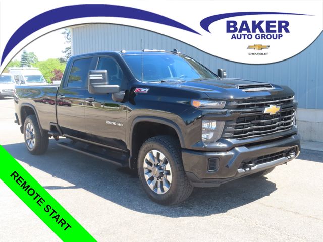 Black 2024 Chevrolet Silverado 2500HD Pickup Truck Four-Wheel Drive Automatic