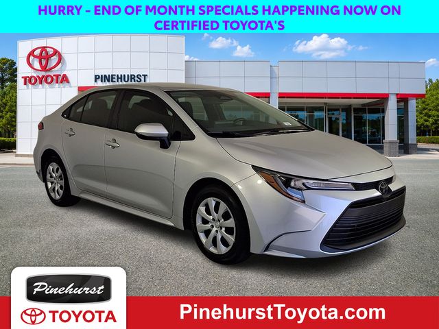 Silver 2025 Toyota Corolla Sedan Front-Wheel Drive Continuously Variable Transmission