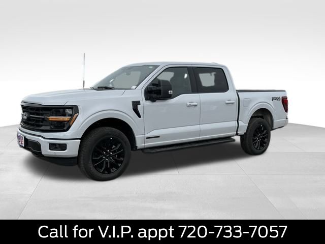 Space White Metallic 2025 Ford F-150 XLT SuperCrew 4WD Pickup Truck Four-Wheel Drive Automatic