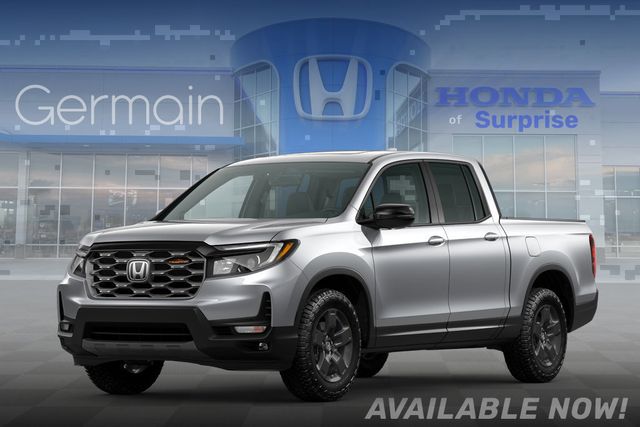 Solar Silver Metallic 2026 Honda Ridgeline TrailSport AWD Pickup Truck All-Wheel Drive 9-Speed Automatic