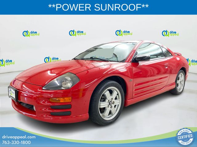 Saronno Red 2000 Mitsubishi Eclipse Coupe Front-Wheel Drive 4-Speed Automatic Overdrive