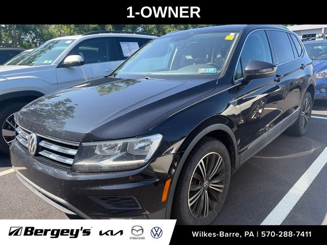 Black 2018 Volkswagen Tiguan SUV / Crossover All-Wheel Drive 8-Speed Automatic