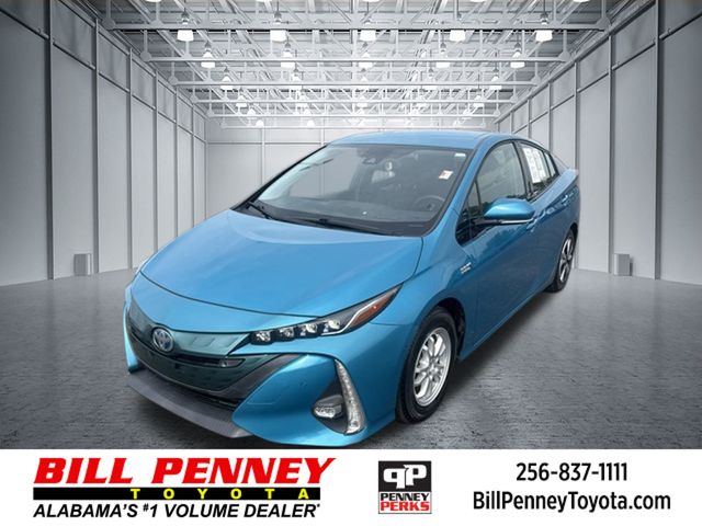 Blue 2018 Toyota Prius Prime Hatchback Front-Wheel Drive Continuously Variable Transmission