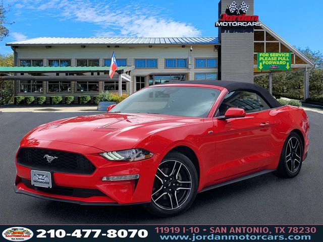 Race Red 2021 Ford Mustang EcoBoost Premium Convertible RWD Convertible Rear-Wheel Drive Automatic