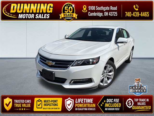 White (Iridescent Pearl Tricoat) 2018 Chevrolet Impala Sedan Front-Wheel Drive 6-Speed Automatic Overdrive