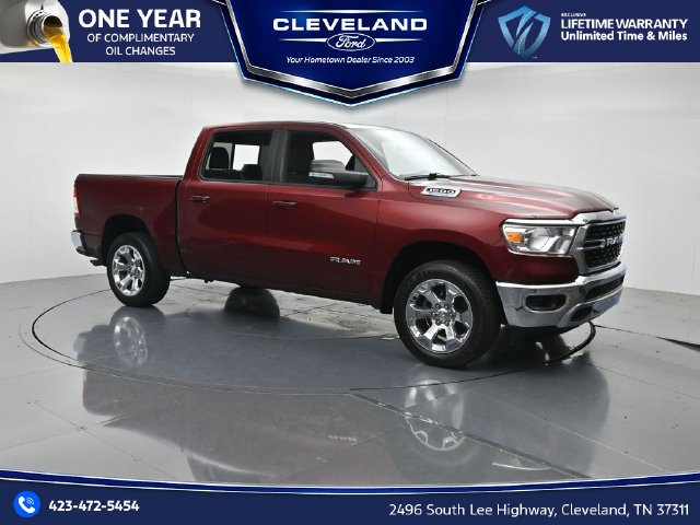 Delmonico Red Pearlcoat 2022 RAM 1500 Pickup Truck Four-Wheel Drive 8-Speed Automatic