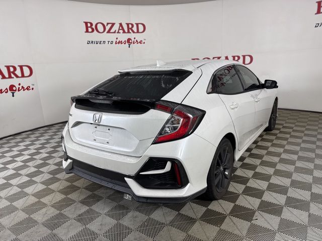 2020 White Honda Civic Hatchback EX FWD Hatchback