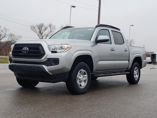 Celestial Silver Metallic 2023 Toyota Tacoma SR V6 Double Cab 4WD Pickup Truck Four-Wheel Drive 6-Speed Automatic