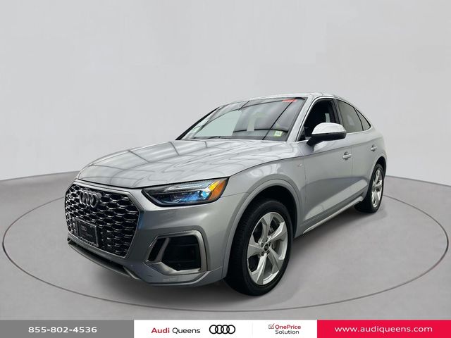 Florett Silver Metallic 2023 Audi Q5 Sportback Sedan All-Wheel Drive 7-Speed Automatic