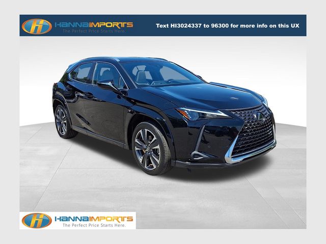 Black (Obsidian) 2023 Lexus UX Hybrid 250h Premium FWD SUV / Crossover Front-Wheel Drive Continuously Variable Transmission