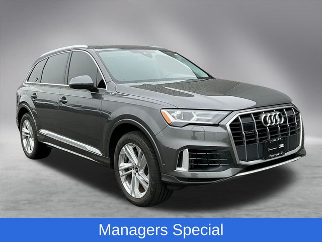 Gray Metallic 2023 Audi Q7 SUV / Crossover All-Wheel Drive 8-Speed Automatic