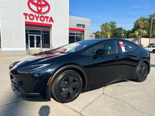 Black 2026 Toyota Prius Hatchback Front-Wheel Drive Continuously Variable Transmission