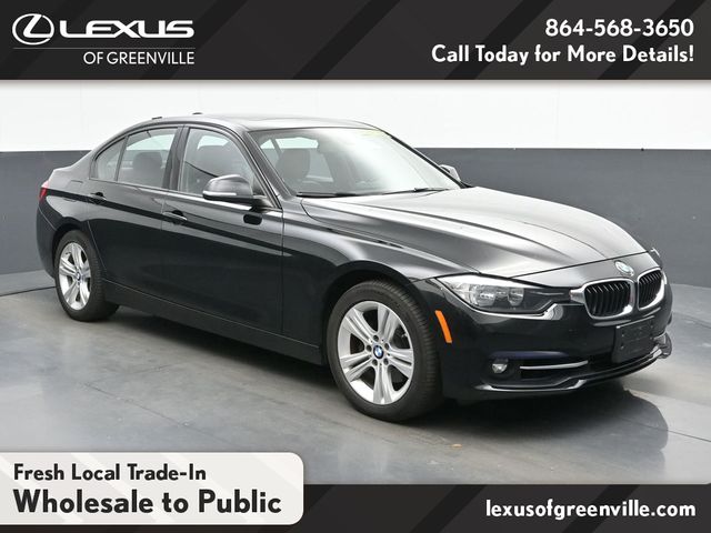 Jet Black 2016 BMW 3 Series Sedan All-Wheel Drive 8-Speed Automatic