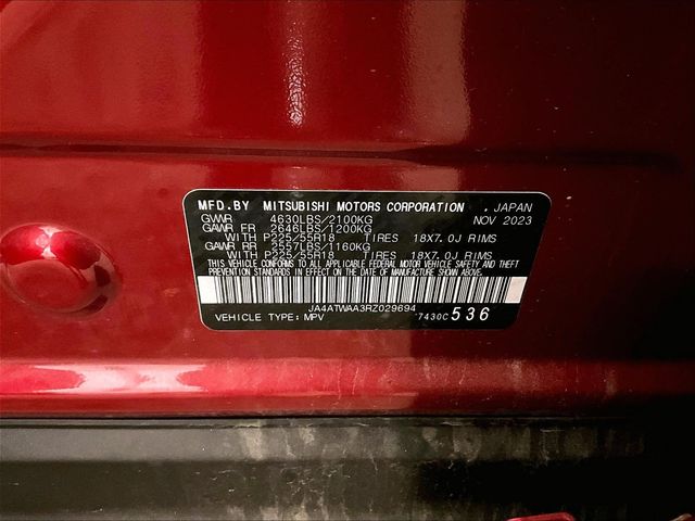 2024 Mitsubishi Eclipse Cross SEL Red at Auto Express Mitsubishi