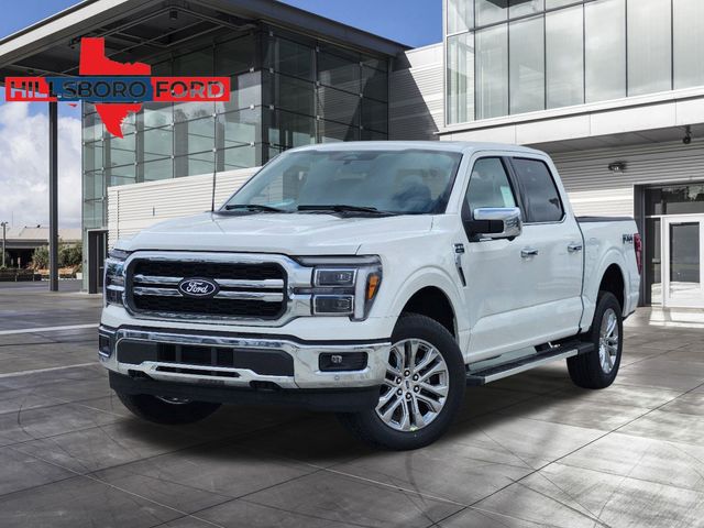 2025 Star White Metallic Tri-Coat Ford F-150 Lariat 4X4 Truck