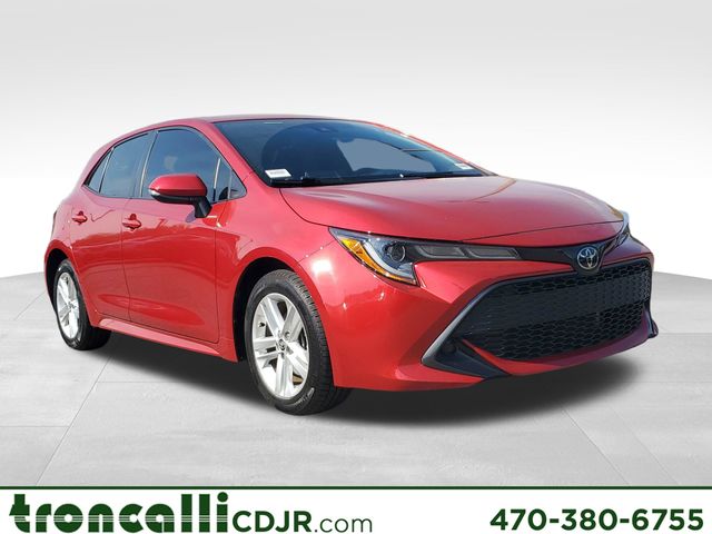 Supersonic Red 2021 Toyota Corolla Hatchback SE FWD Hatchback Front-Wheel Drive Continuously Variable Transmission