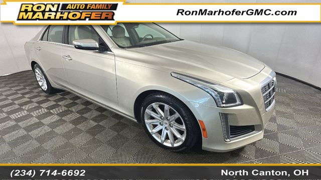Silver Coast Metallic 2014 Cadillac CTS 2.0T Luxury RWD Sedan Rear-Wheel Drive 6-Speed Automatic
