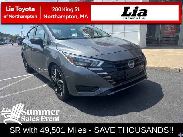 Gray (Gun Metallic) 2024 Nissan Versa Sedan Front-Wheel Drive Continuously Variable Transmission