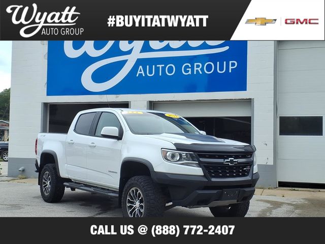 Summit White 2019 Chevrolet Colorado ZR2 Crew Cab 4WD Pickup Truck Four-Wheel Drive 8-Speed Automatic