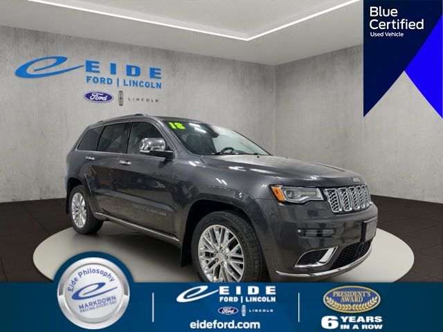  2018 Jeep Grand Cherokee Summit 4WD   