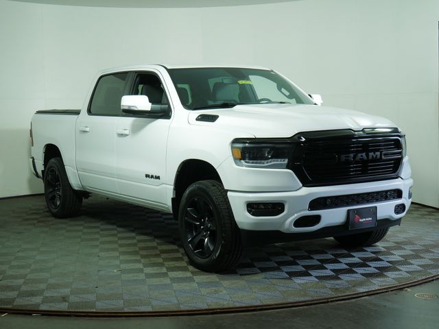 Bright White Clearcoat 2020 RAM 1500 Pickup Truck Four-Wheel Drive 8-Speed Automatic