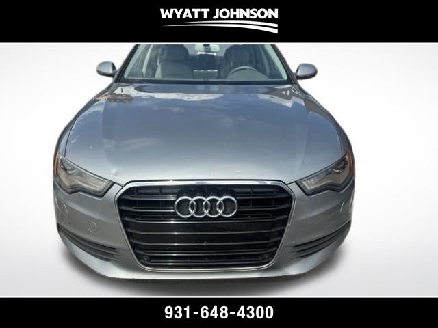 Quartz Gray Metallic 2014 Audi A6 Sedan Front-Wheel Drive Continuously Variable Transmission