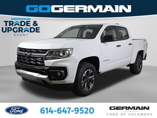 Summit White 2022 Chevrolet Colorado Z71 Crew Cab 4WD Pickup Truck Four-Wheel Drive 8-Speed Automatic