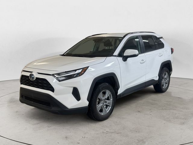 White 2022 Toyota RAV4 Hybrid XLE AWD SUV / Crossover All-Wheel Drive Continuously Variable Transmission