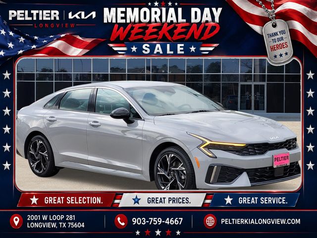Wolf Gray 2025 Kia K5 GT-Line FWD Sedan Front-Wheel Drive 8-Speed Automatic