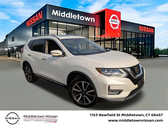 Pearl White 2017 Nissan Rogue SUV / Crossover All-Wheel Drive Continuously Variable Transmission
