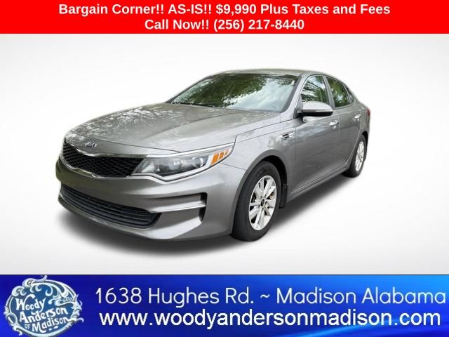 Titanium Silver 2016 Kia Optima LX Sedan Front-Wheel Drive 6-Speed Automatic