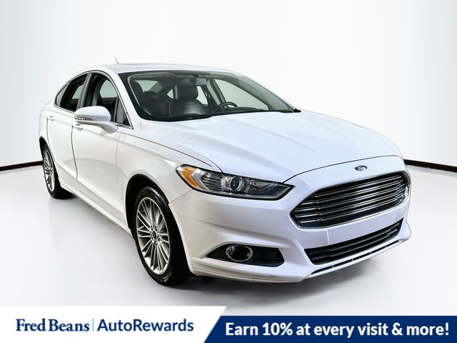 Oxford White 2014 Ford Fusion Sedan Front-Wheel Drive 6-Speed Automatic
