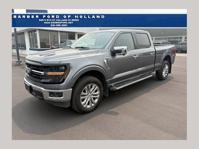 Carbonized Gray Metallic 2024 Ford F-150 Pickup Truck Four-Wheel Drive Automatic