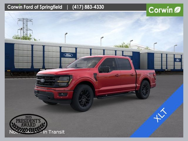 Ruby Red Metallic 2026 Ford F-150 XLT SuperCrew 4WD Pickup Truck Four-Wheel Drive Automatic
