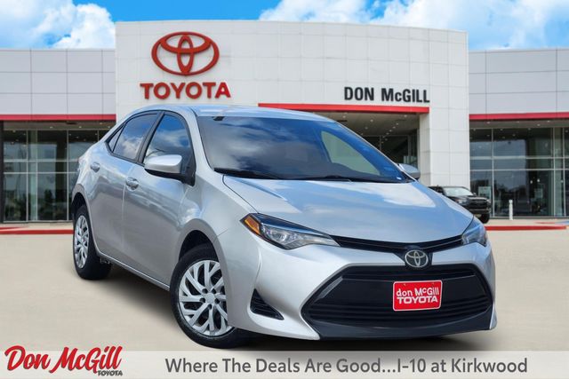 Classic Silver Metallic 2017 Toyota Corolla Sedan Front-Wheel Drive Continuously Variable Transmission