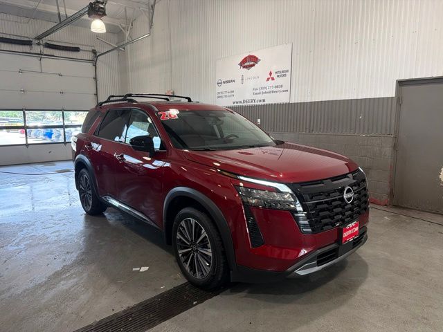 Red (Scarlet Ember Tintcoat) 2026 Nissan Pathfinder SUV / Crossover All-Wheel Drive 9-Speed Automatic