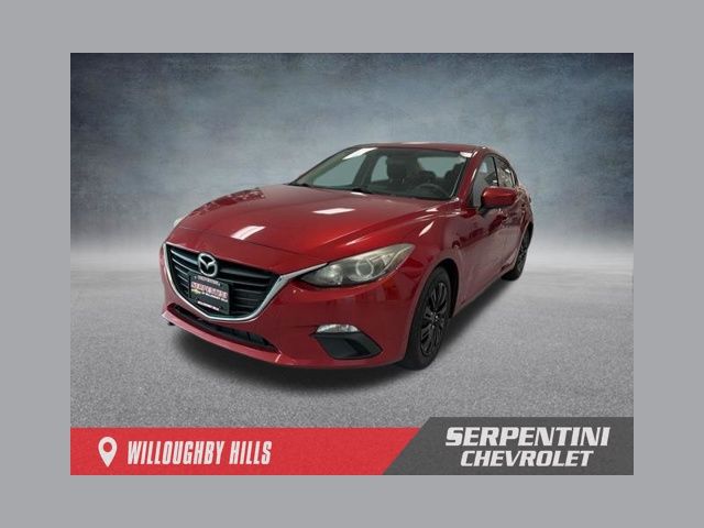 Soul Red Metallic 2015 Mazda MAZDA3 i Sport Sedan Front-Wheel Drive 6-Speed Automatic